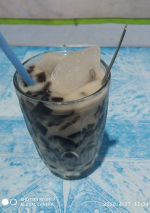 Foto resep Teh susu cincau