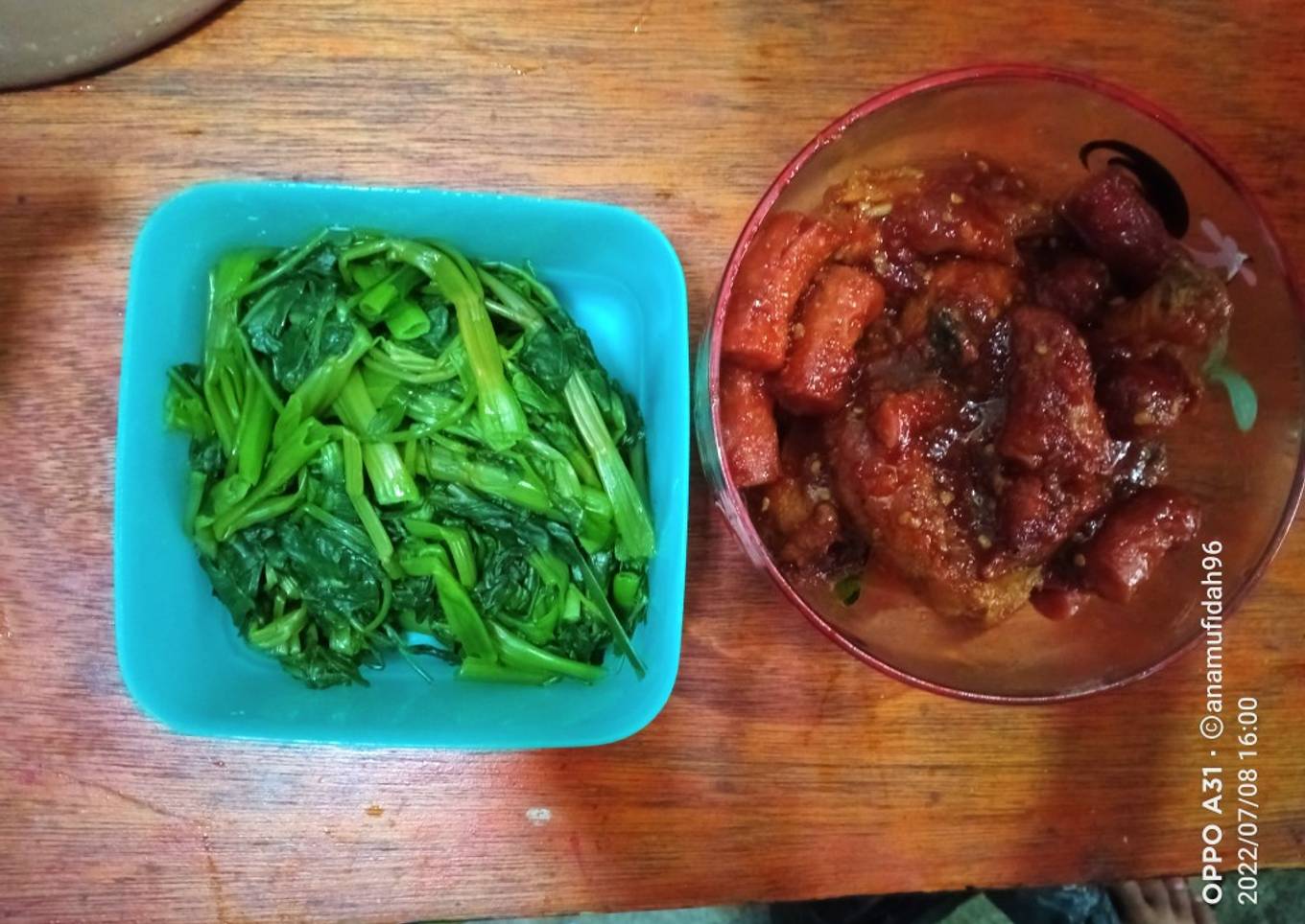 Ayam Sosis Balado Pedas Manis Ala Mama Arjuna 🍅