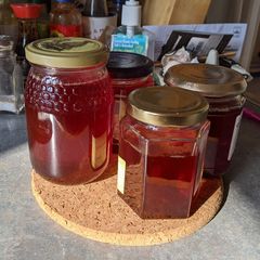 A picture of Rosehip and Apple Jelly.
