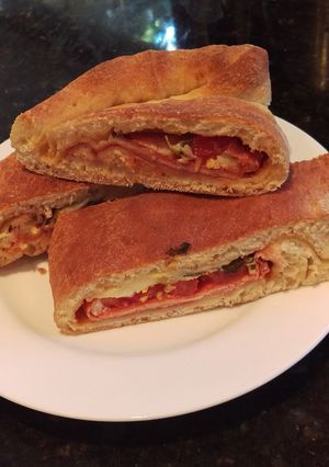 A picture of Italian Stromboli.