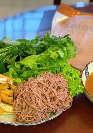 Hình của món Cuốn đậu hũ eatclean.