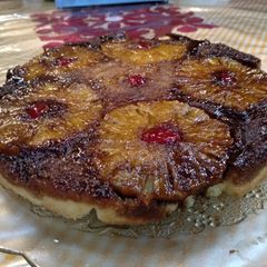 A picture of Pineapple upside and down cake.