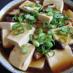 Tofu & Shiitake with Oyster Sauce A picture of Tofu & Shiitake with Oyster Sauce.