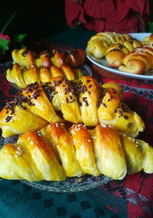 Foto resep Roti Manis Pisang Coklat