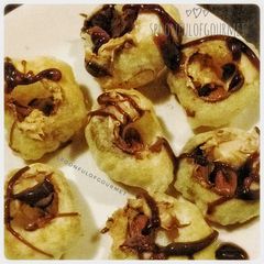 A picture of Nutella Pani puri.