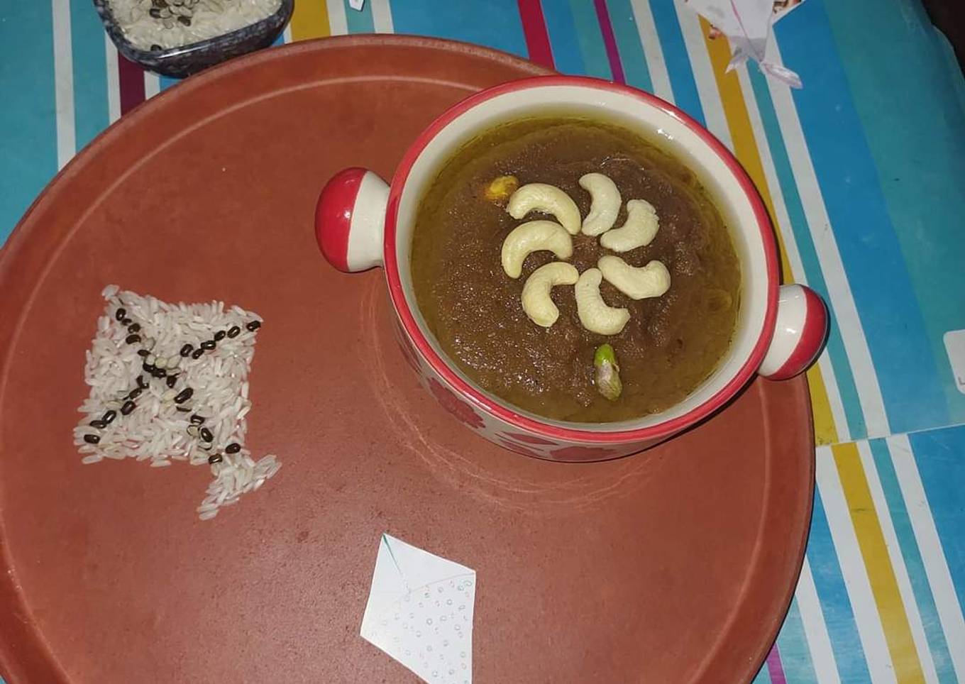 Jaggery-Rava Street style Halwa