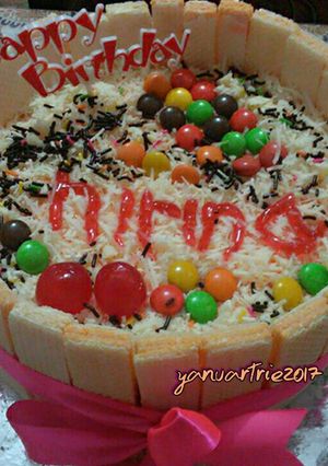 Foto resep Cake ultah sederhana