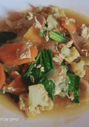 Foto resep Capcay kuah sayuran