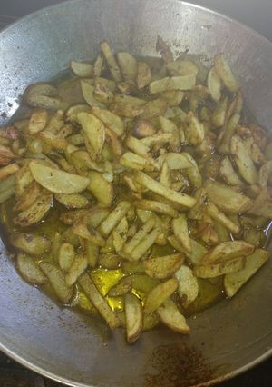 Una foto de Papas doradas a la Mario, s