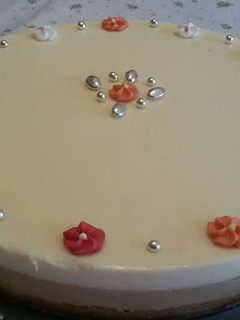 Una foto de Tarta de café y chocolate blanco en Thermomix