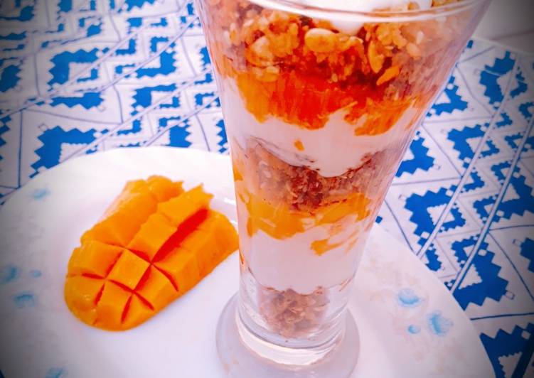 Easiest Way to Prepare Perfect Authentic Mango Parfait