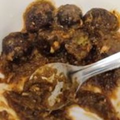 A picture of Veg Manchurian.