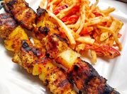A picture of white wine marinade