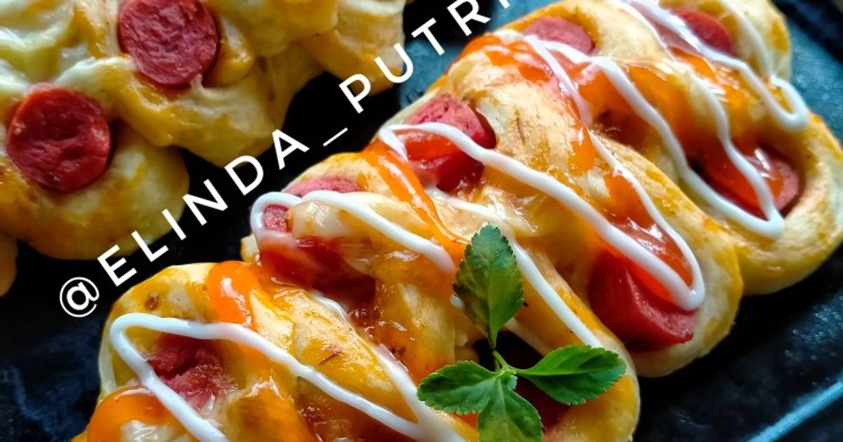 Resep Cutterpillar Bread /Roti Kepang Sosis oleh Elinda Putri F (IG ...