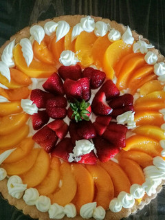Una foto de Tarta frutal!!