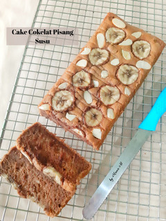 Foto resep Cake Cokelat Pisang Susu