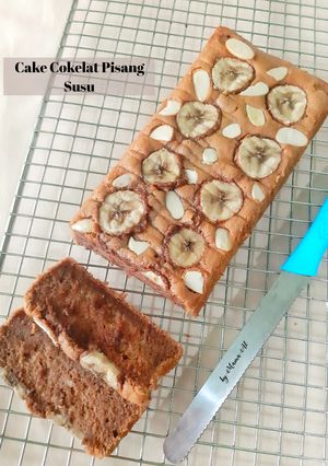 Foto resep Cake Cokelat Pisang Susu