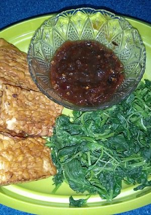 Foto resep Bayam sambel brambang asem