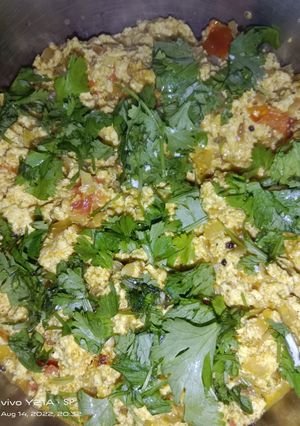 A picture of Paneer bhurji #CookWithManjulla.