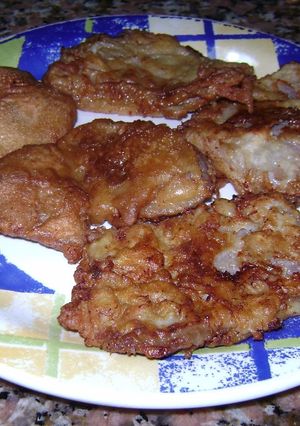 Una foto de Escalopes fritos al disco de arado