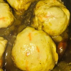 A picture of Dombolo with baking powder.
