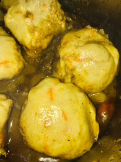 A picture of Dombolo with baking powder.