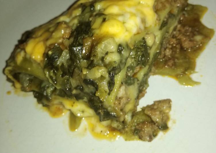 Spinach lasagne