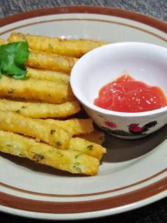 Foto resep Stik kentang keju krispi sederhana (Crispy potato cheese stick)
