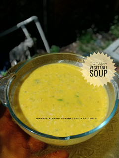 Foto resep Creamy Vegetable Soup (MPASI)