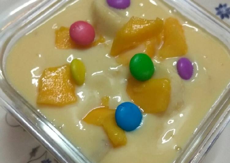 Fruit custard