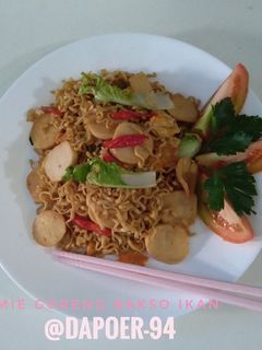 Foto resep 222. Mie goreng Baso Ikan