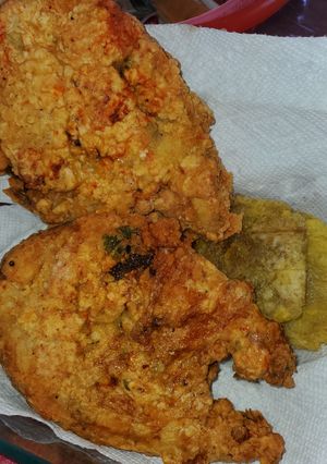 Una foto de Pescado empanado en casa