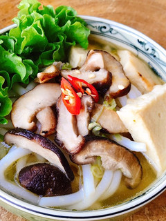 Hình của món Bánh canh nấm.