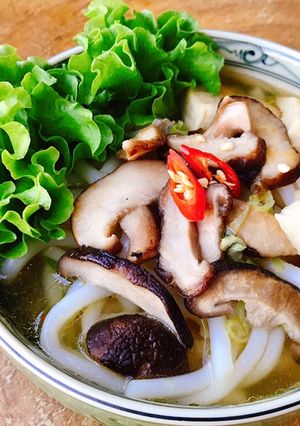 Hình của món Bánh canh nấm.