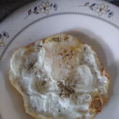 Half fry egg A picture of Half fry egg.