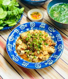 đậu hũ sốt mắm