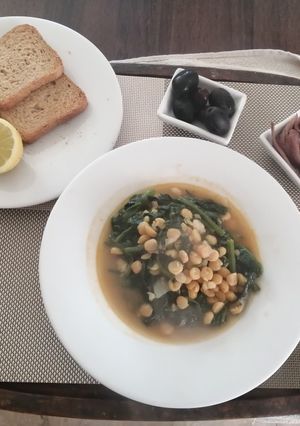 Φωτογραφία της συνταγής Ρεβύθια με σπανάκι