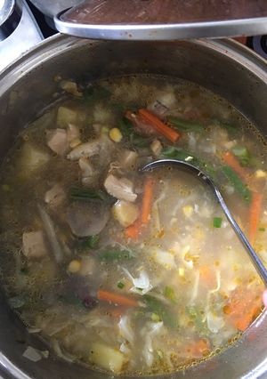 Foto resep Sop ayam sayur