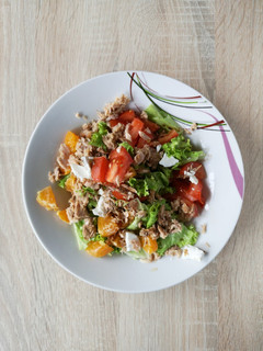 Una foto de Ensalada de mandarina