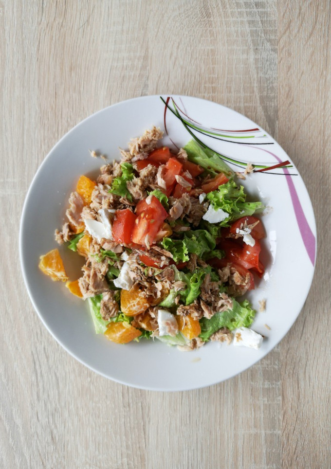 Una foto de Ensalada de mandarina