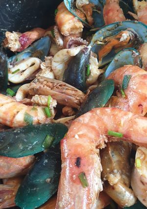รูปของ กุ้งถังกะละมังแตก