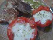 Una foto de comida vegetariana para fiesta