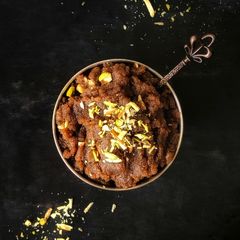 A picture of Atta Halwa.
