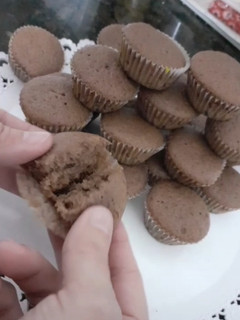 Una foto de Mini muffins de chocolate