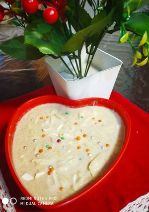 A picture of Carrot Rice Pudding.