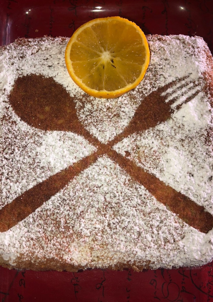 Una foto de Bizcochuelo sin gluten, con harina de arroz sabor naranja🍊