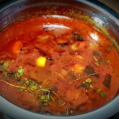 A picture of Garlic Tamarind Gravy.