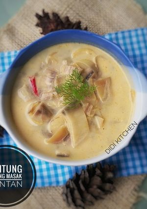 Foto resep Jantung pisang Masak Santan
