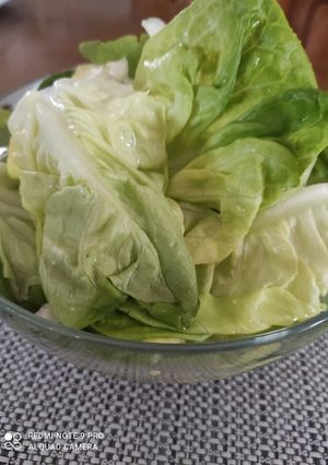 Zöld fejessalátalé diétásan recept fotója