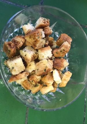 Una foto de Croutons